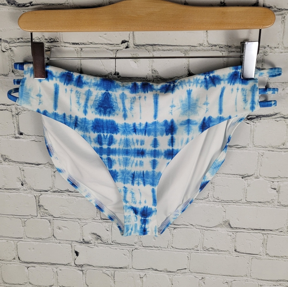 MAREE MAREE | strappy sides tie-dye bikini swim bottoms